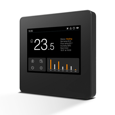 ราคาดี เครื่องตั้งอุณหภูมิ WiFi บ้านฉลาดที่กําหนดเอง สกรีนสัมผัส LCD ขนาด 3.2 นิ้ว ออนไลน์