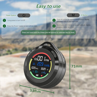 ราคาดี อิเล็กทรอนิกส์ มินิกระเป๋า พกพา คาร์บอนโมโนออกไซด์ Tester เครื่องตรวจจับ ออนไลน์