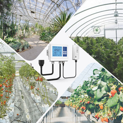 ราคาดี เครื่องควบคุมสภาพอากาศโรงเรือนกระจก Hydroponic CO2 Regulator Monitor 5000ppm ออนไลน์