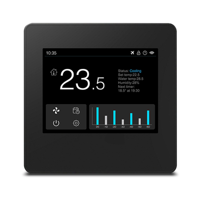 120v WiFi แบบไร้สาย เทอร์โมสตาร์การทําความร้อนกลางที่ฉลาด สามารถเขียนโปรแกรมได้