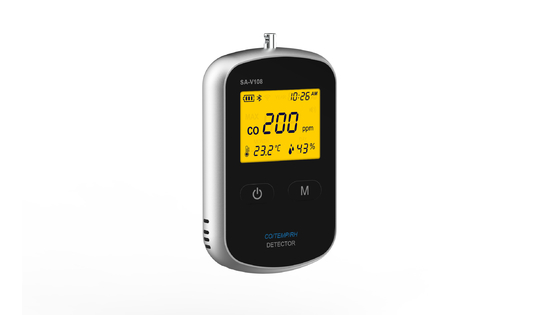 OEM WiFi Portable Carbon Monoxide Alarm Tester ติดตามในเวลาจริง 2.4ghz