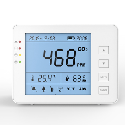 ราคาดี เครื่องวัด CO2 ภายในที่สามารถชาร์จใหม่ได้ NDIR Non Dispersive Infrared Sensor ออนไลน์
