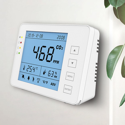 ราคาดี HVAC NDIR ภายใน CO2 Tvoc ติดตามคุณภาพอากาศ เมตรจอ LCD ออนไลน์