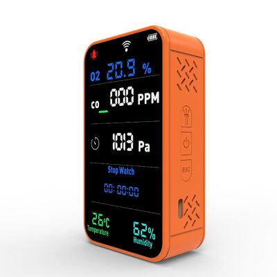 ราคาดี เครื่องชาร์จใหม่ 7 ใน 1 WiFi Multi Gas Monitor O2 CO กับเซ็นเซอร์ไฟฟ้าเคมี ออนไลน์