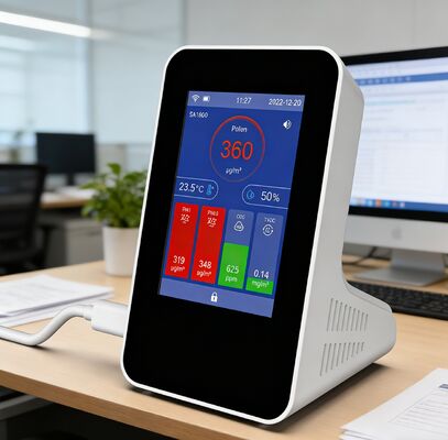 ราคาดี WiFi Bluetooth Air Quality Monitor 1800 - เครื่องตรวจจับก๊าซหลายตัว 7 ใน 1 เครื่องตรวจจับก๊าซหลายตัว พร้อมจอสัมผัสสี 3.5 นิ้ว ออนไลน์