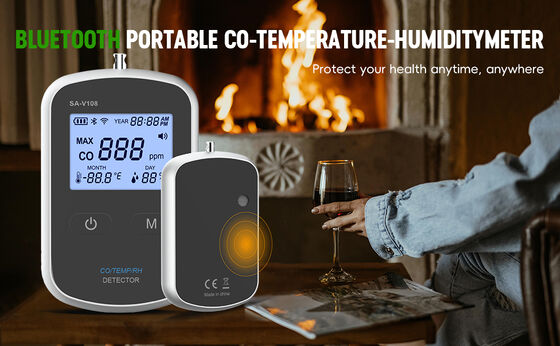 ราคาดี เครื่องตรวจจับ CO สำหรับการเดินทางขั้นสุดยอด - สัญญาณเตือนคาร์บอนมอนอกไซด์แบบพกพาพิเศษสำหรับห้องพักโรงแรม, Airbnb และการเดินทางทางอากาศ - น้ำหนักเบาและชาร์จไฟผ่าน USB ออนไลน์